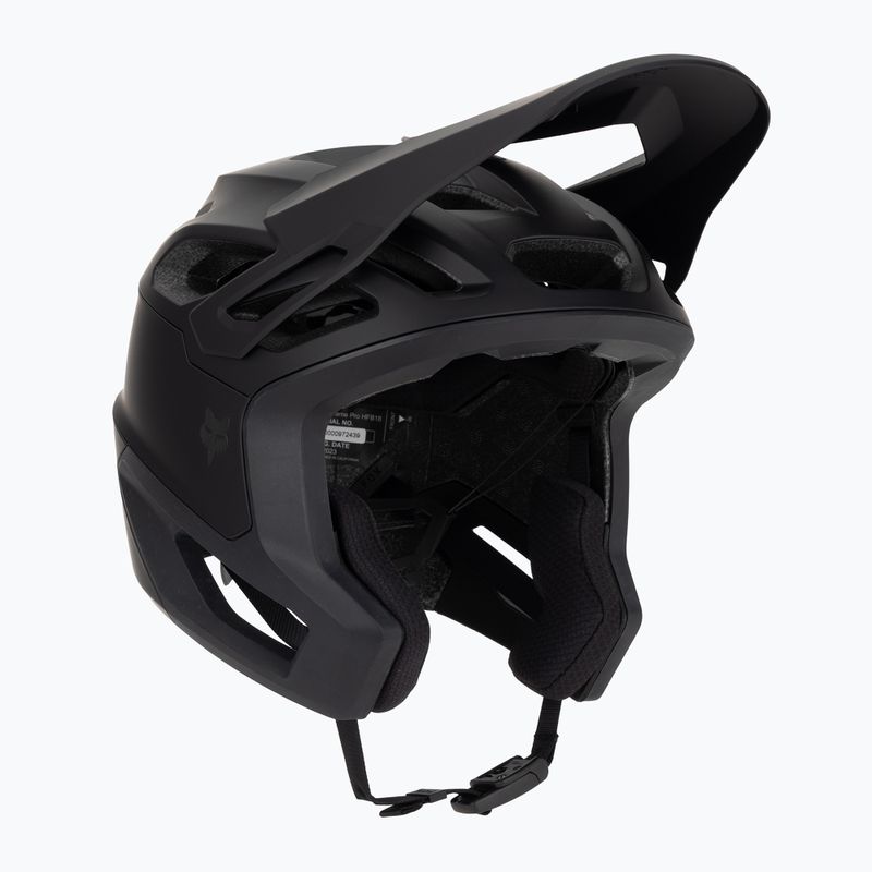 Велосипедний шолом Fox Racing Dropframe Pro матовий чорний 8