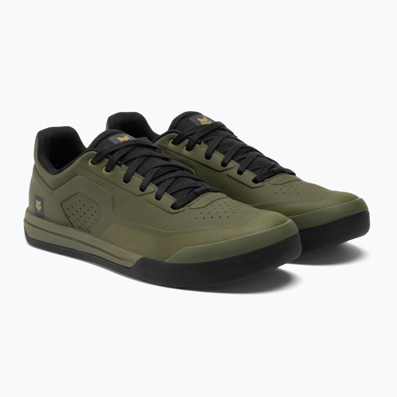 Кросівки велосипедні на платформі чоловічі Fox Racing Union Flat olive green 4