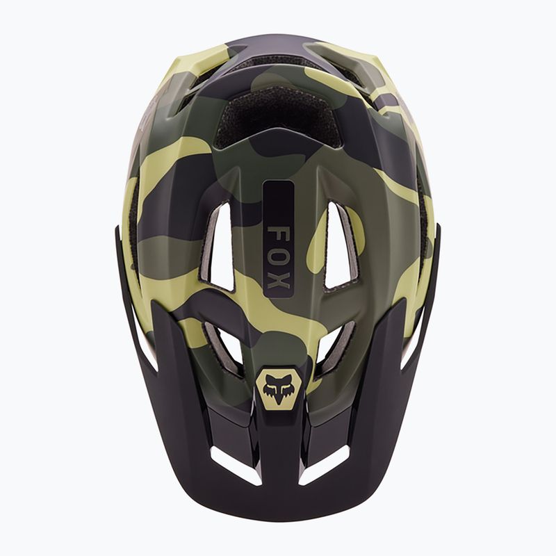 Велосипедний шолом Fox Racing Speedframe Camo зелений камуфляж 3