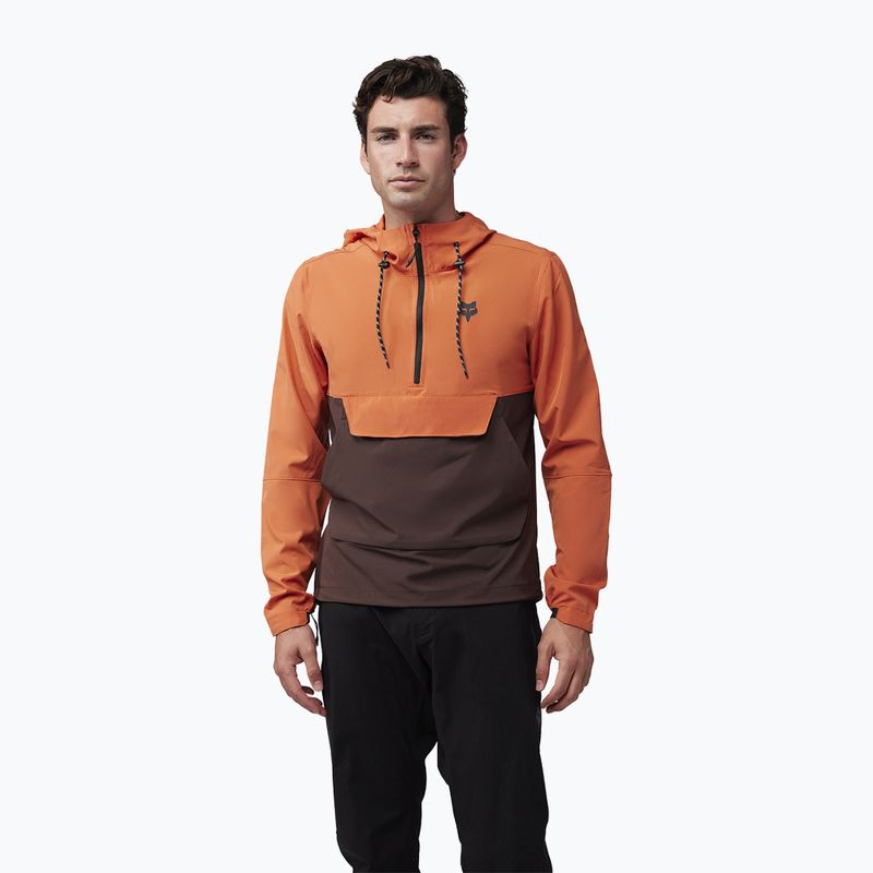 Куртка велосипедна чоловіча Fox Racing Ranger Wind Pullover atomic orange