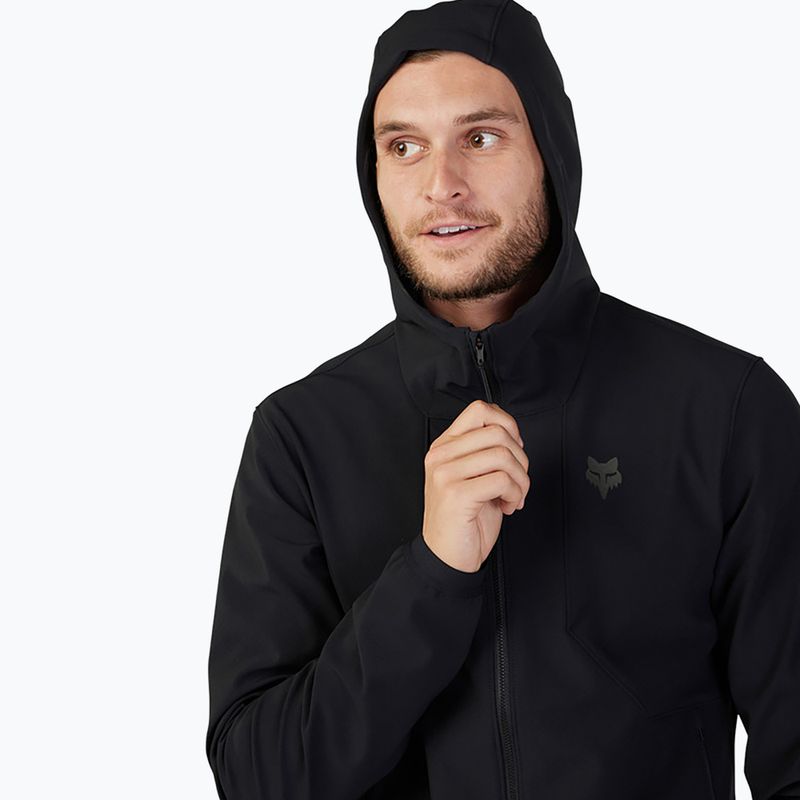 Чоловічий велосипедний світшот Fox Racing Ranger Fire Hoodie чорний 2