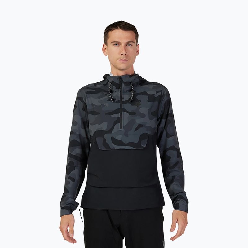 Куртка велосипедна чоловіча Fox Racing Ranger Wind Pullover black camo