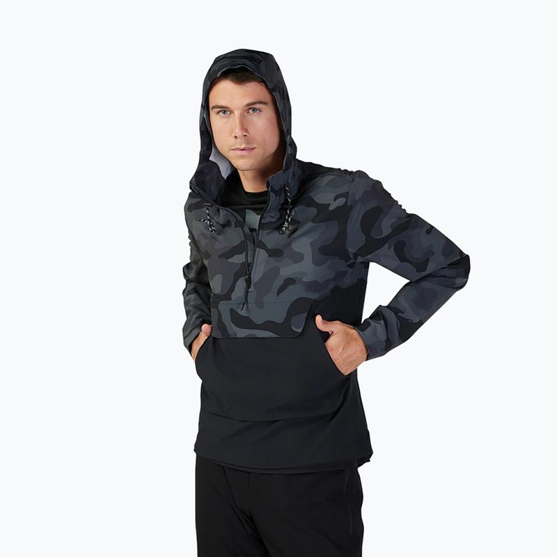 Куртка велосипедна чоловіча Fox Racing Ranger Wind Pullover black camo 2