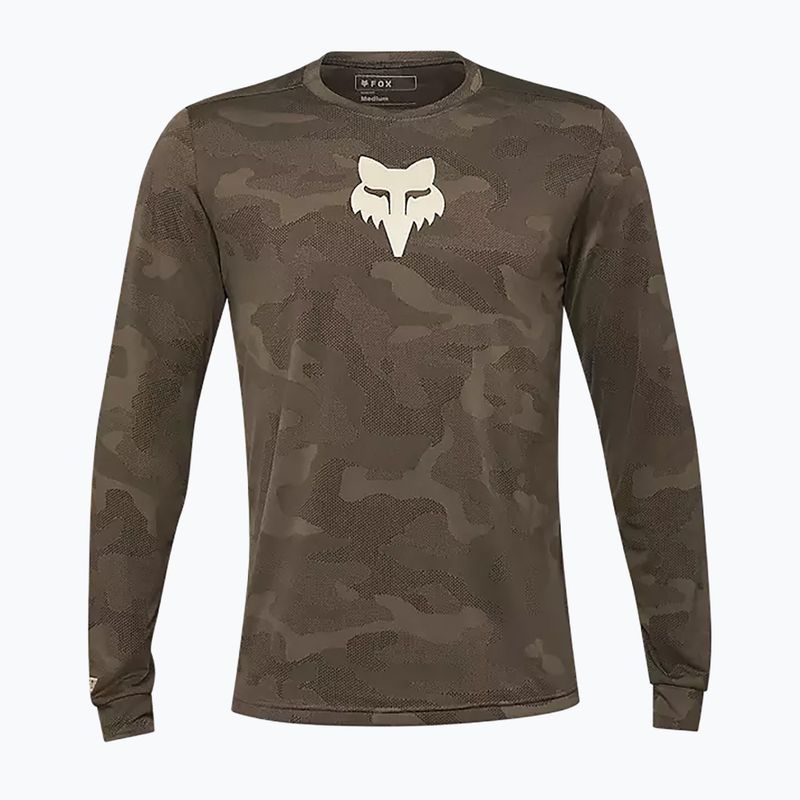 Чоловічий велосипедний лонгслів Fox Racing Ranger Tru Dri dirt brown