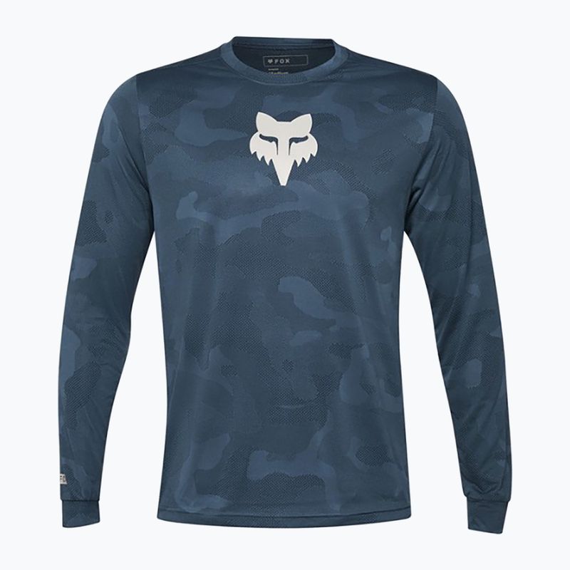 Лонгслів велосипедний чоловічий Fox Racing Ranger Tru Dri dark vintage blue