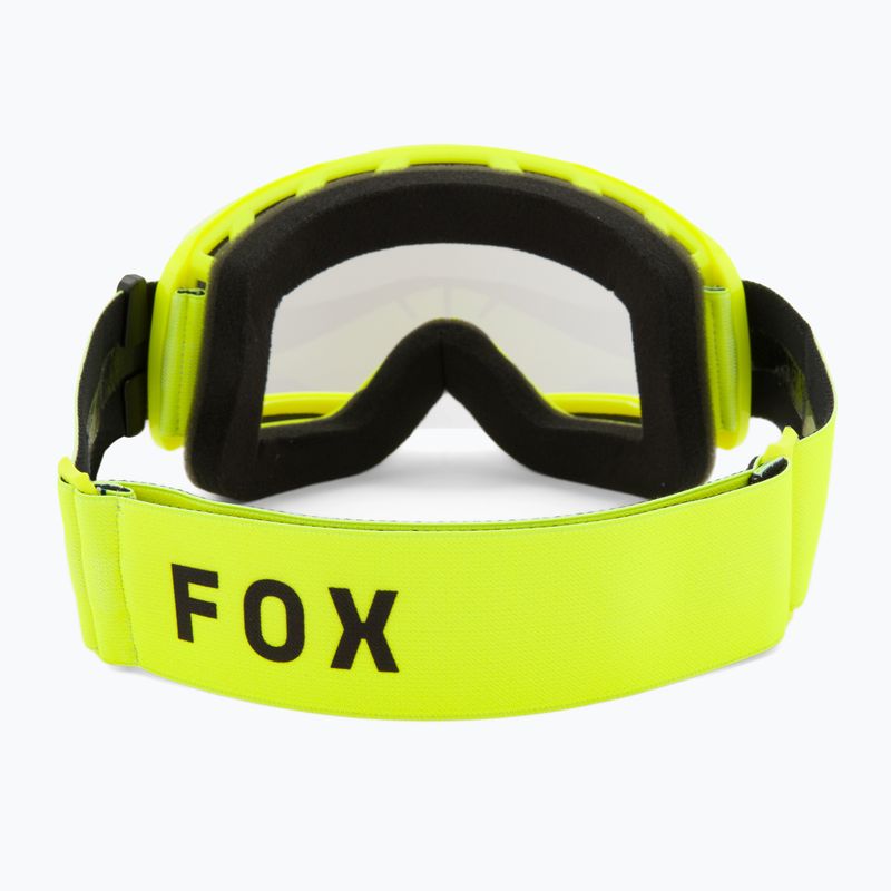 Велосипедні окуляри Fox Racing Main Core флуоресцентні жовті/прозорі 3