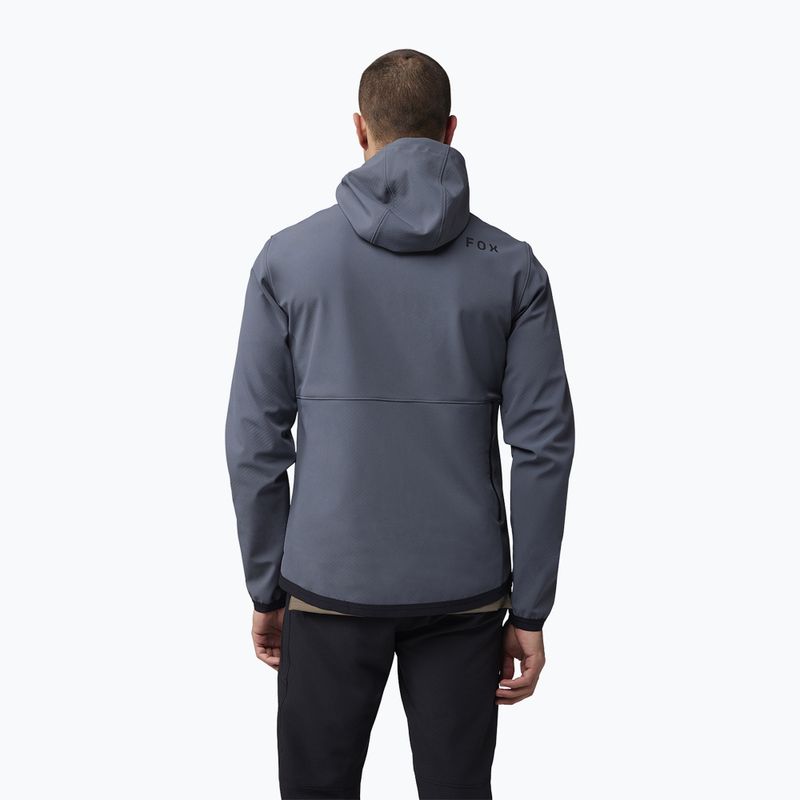 Кофта велосипедна чоловіча Fox Racing Ranger Fire Hoodie graphite 2