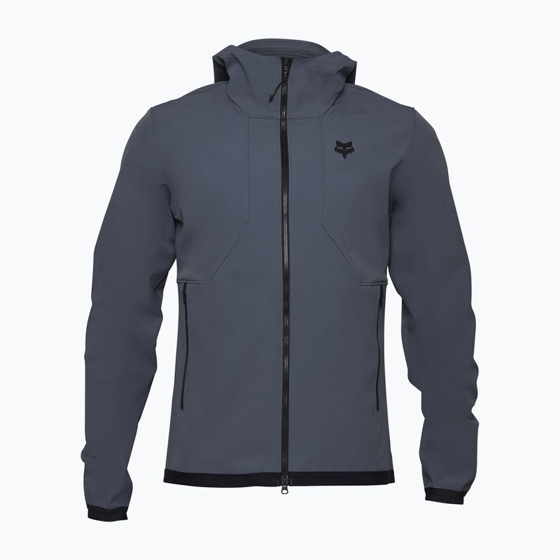 Кофта велосипедна чоловіча Fox Racing Ranger Fire Hoodie graphite 4