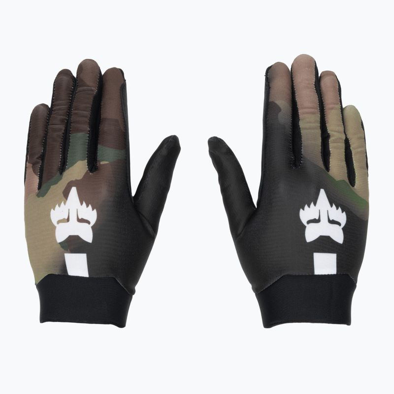 Рукавички велосипедні чоловічі Fox Racing Flexair GM green camo 2