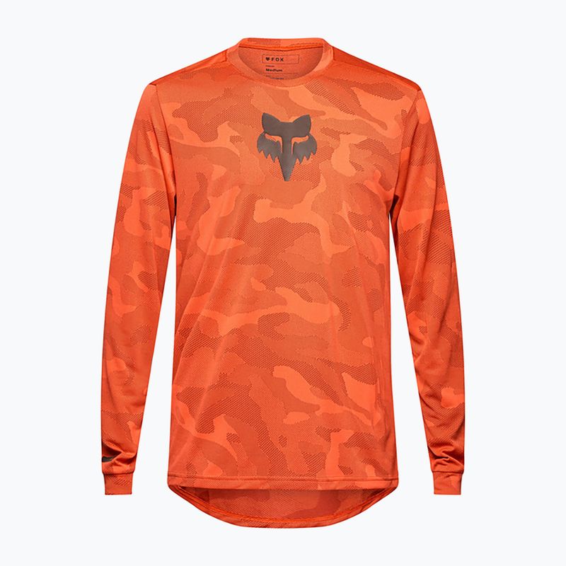 Лонгслів велосипедний чоловічий Fox Racing Ranger Tru Dri blood orange