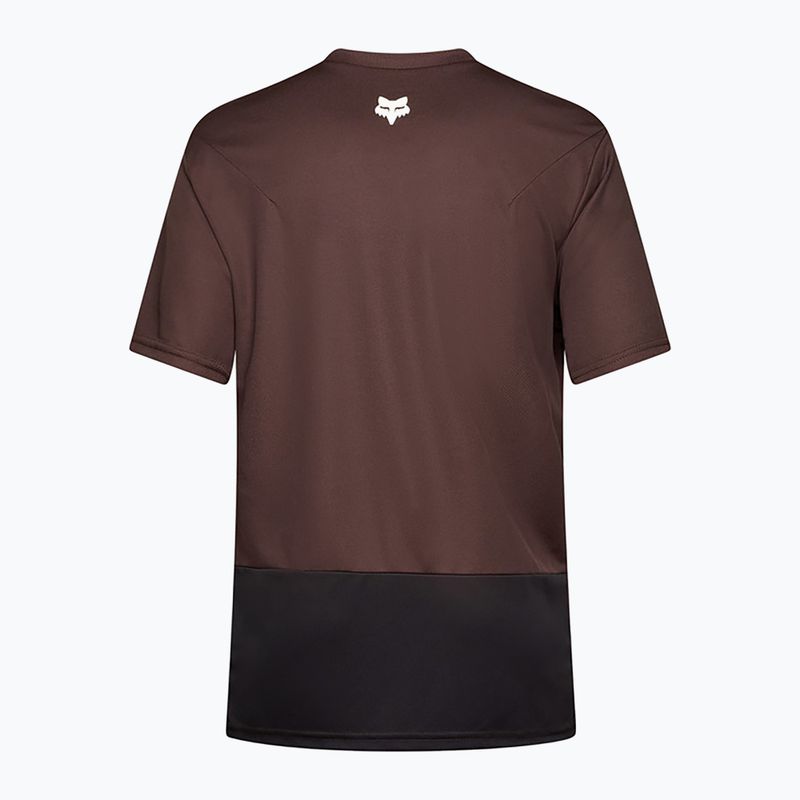 Футболка велосипедна чоловіча Fox Racing Ranger Wordmark cocoa brown 2