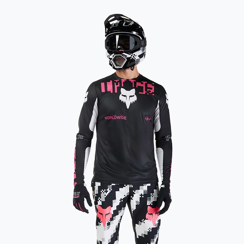 Лонгслів велосипедний чоловічий Fox Racing Ranger Digi Image black