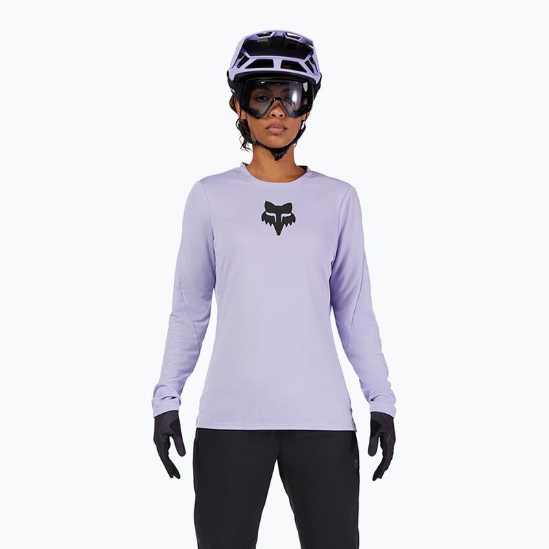 Лонгслів велосипедний жіночий Fox Racing Ranger Fox Head W lilac