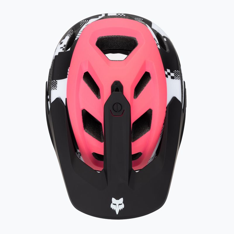 Шолом велосипедний Fox Racing Dropframe Pro Digi Image black/white 6