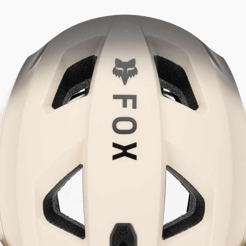 Велосипедний шолом Fox Racing Speedframe Pro Backfade кремовий 7