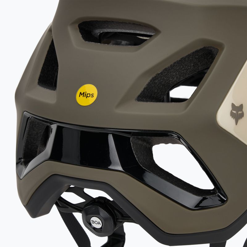 Велосипедний шолом Fox Racing Speedframe Pro Defy кремовий 8