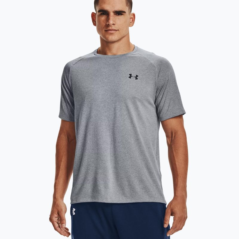 Футболка тренувальна чоловіча Under Armour Tech 2.0 SS Tee сіра 1326413