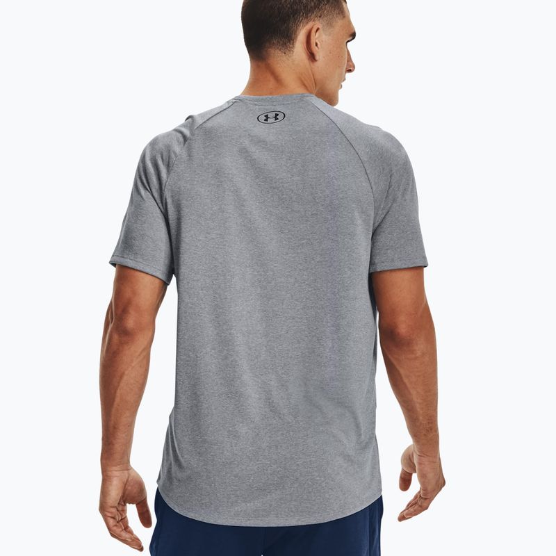 Футболка тренувальна чоловіча Under Armour Tech 2.0 SS Tee сіра 1326413 2