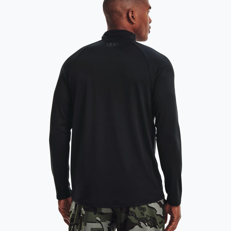 Кофта тренувальна чоловіча Under Armour Tech 2.0 1/2 Zip чорна 1328495-001 4
