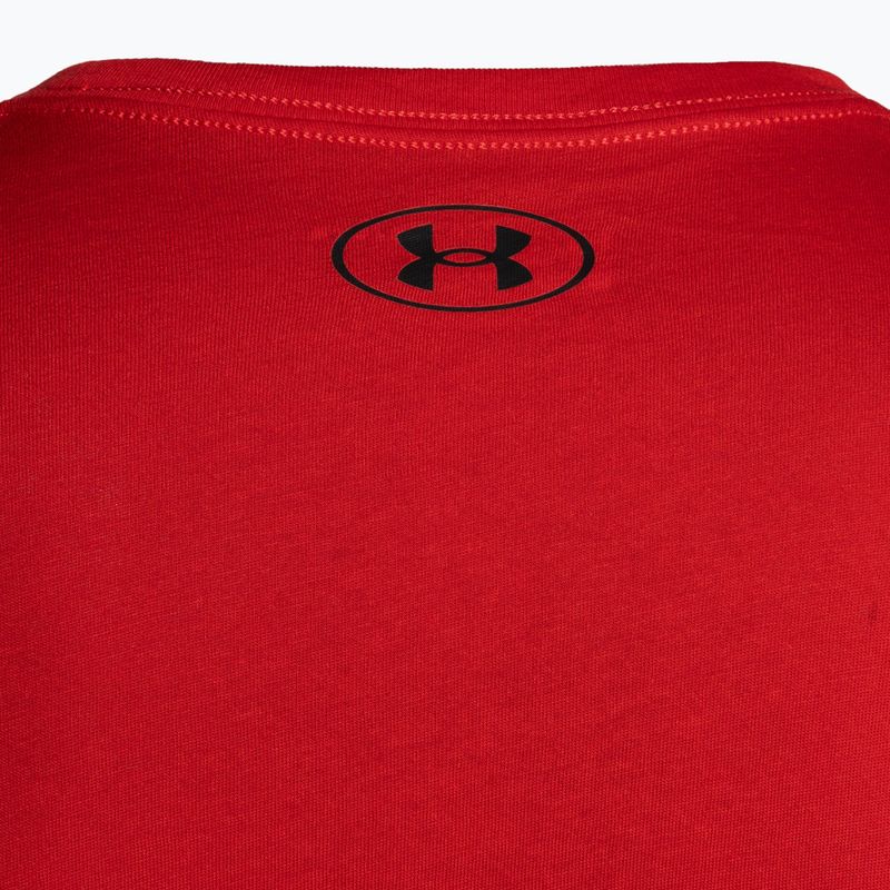 Футболка тренувальна чоловіча Under Armour Sportstyle Left Chest SS red/black 7