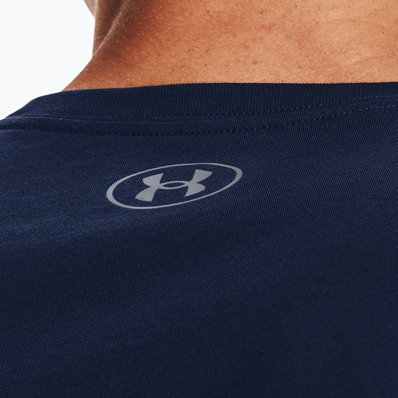 Футболка тренувальна чоловіча Under Armour Boxed Sportstyle синя 1329581 4