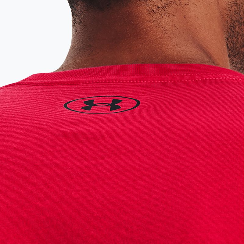 Футболка чоловіча Under Armour Boxed Sportstyle red/steel 4