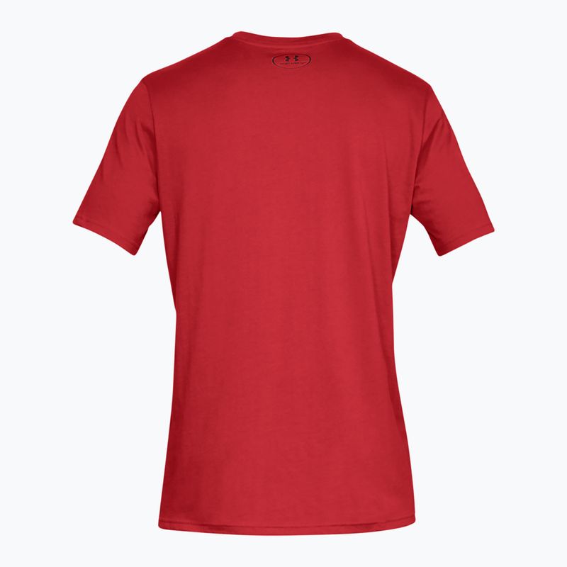 Футболка чоловіча Under Armour Boxed Sportstyle red/steel 6