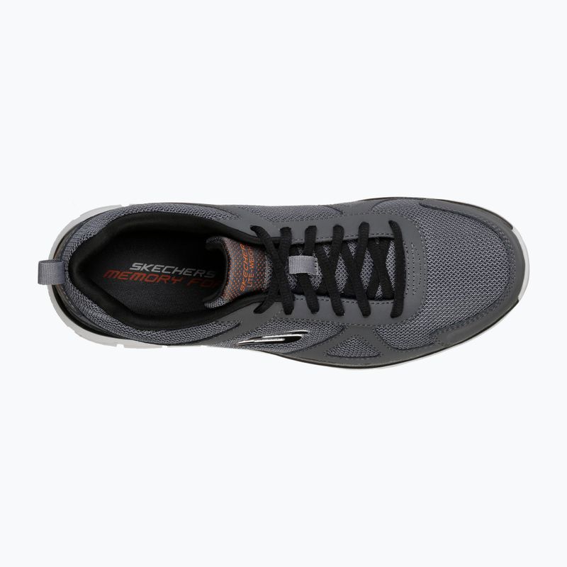 Кросівки тренувальні чоловічі SKECHERS Track Scrolic charcoal/black 11