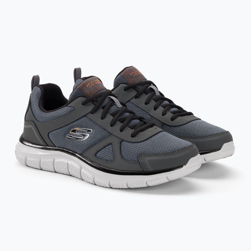 Кросівки тренувальні чоловічі SKECHERS Track Scrolic charcoal/black 4