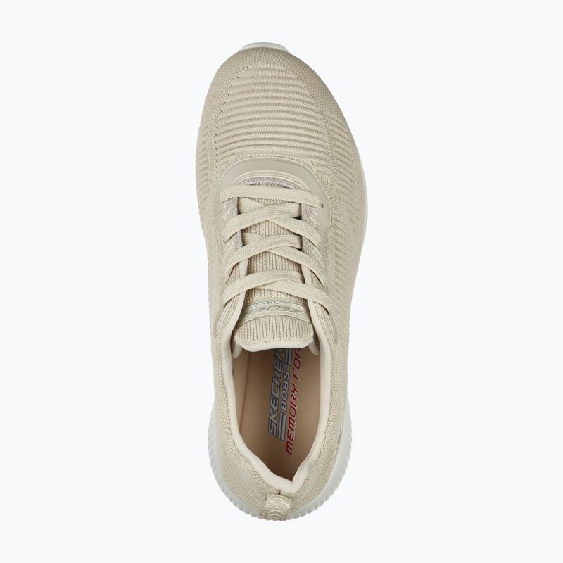 Кросівки жіночі SKECHERS Bobs Sport Squad Tough Talk beige 12