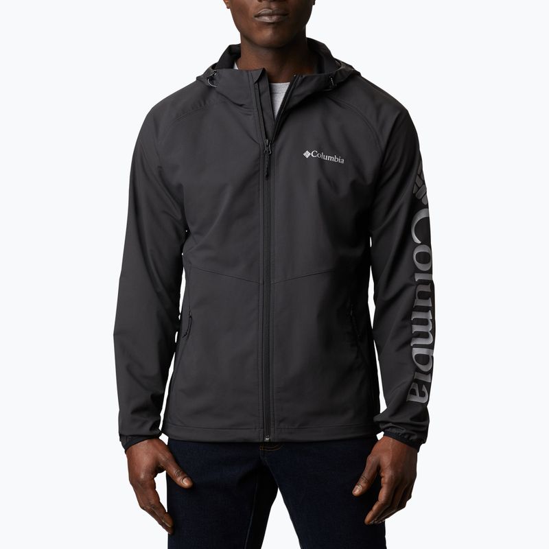 Куртка софтшел чоловіча Columbia Panther Creek black