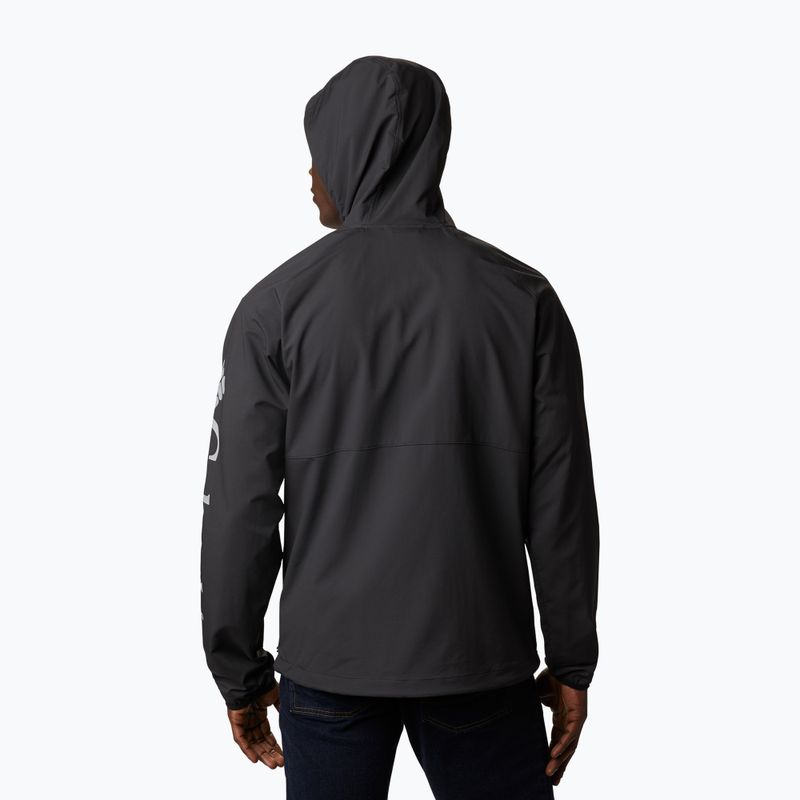Куртка софтшел чоловіча Columbia Panther Creek black 2