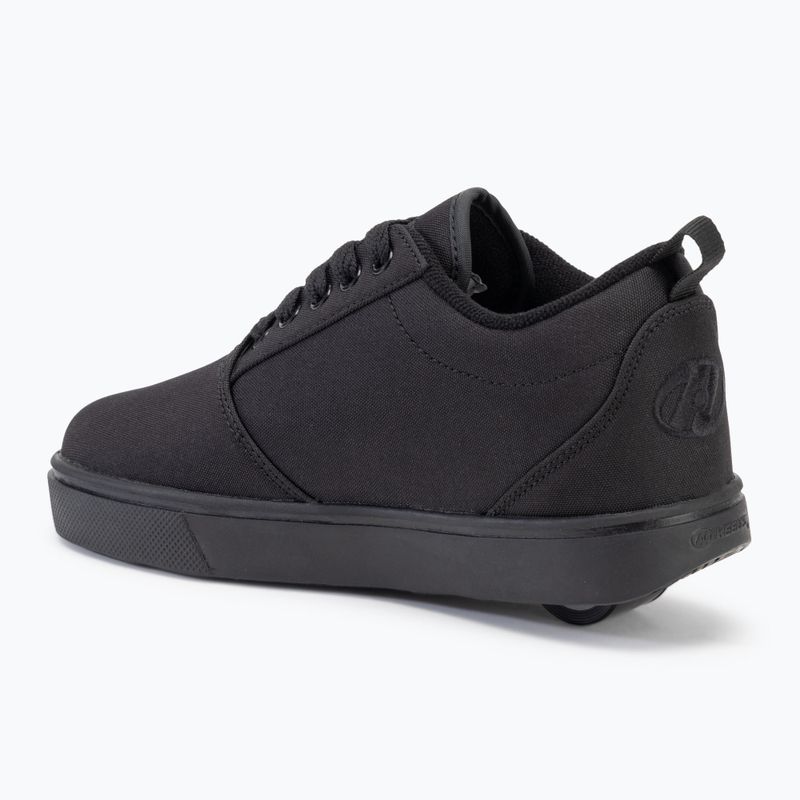 Роликові кросівки дитячі Heelys Pro 20 triple black canvas 3