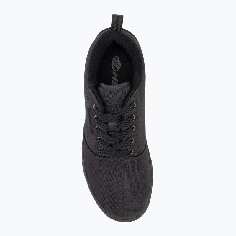 Роликові кросівки дитячі Heelys Pro 20 triple black canvas 6