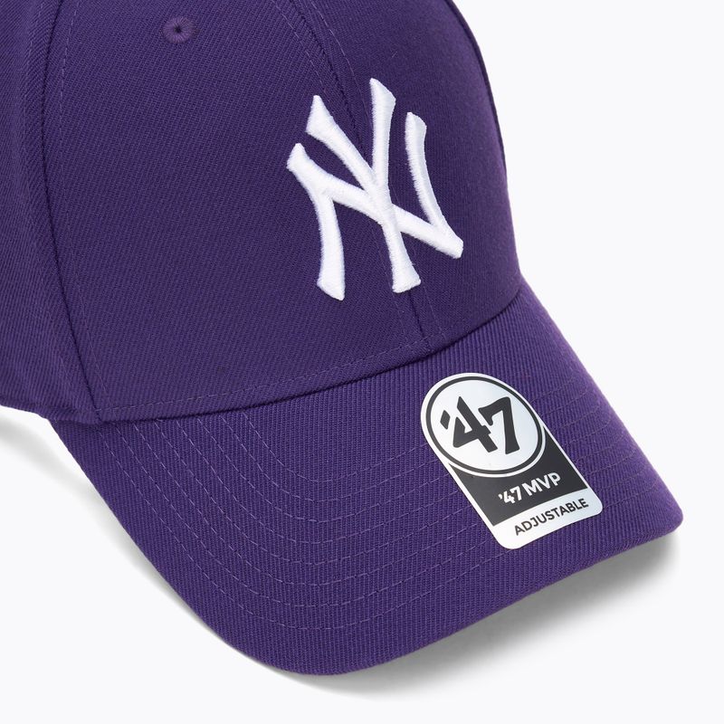 Кепка 47 Brand MLB New York Yankees MVP purple 3