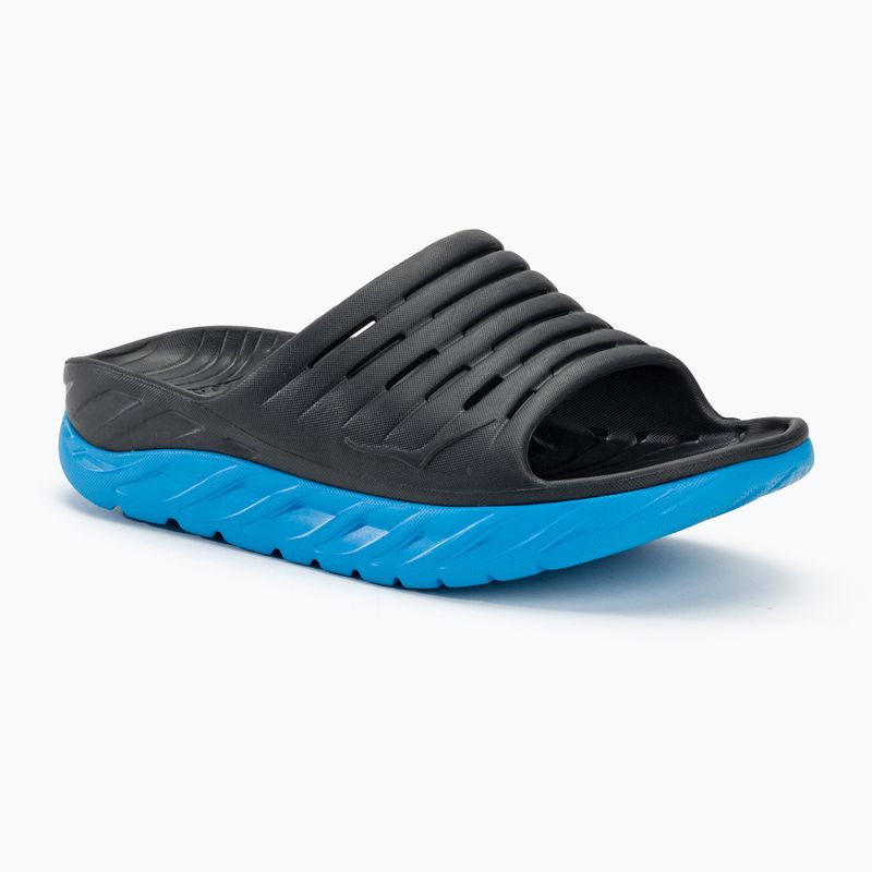 Жіночі шльопанці HOKA Ora Recovery Slide 2 чорне дерево / дрезденський синій
