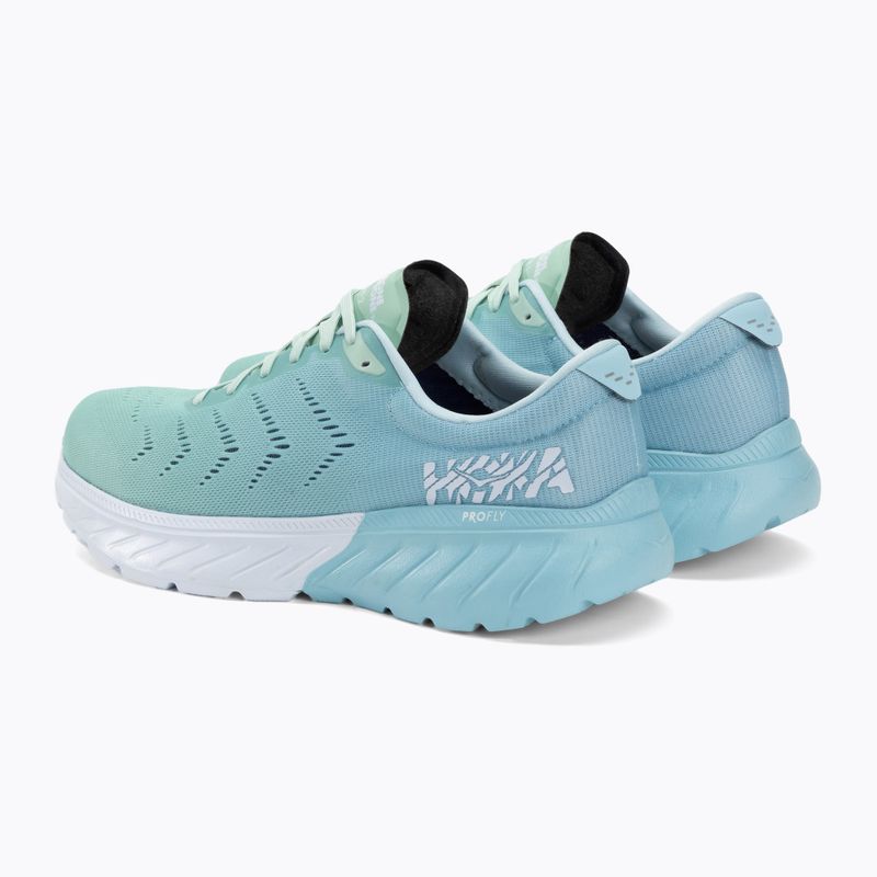 Жіночі бігові кросівки HOKA Mach 2 аквамарин/лишайник 3