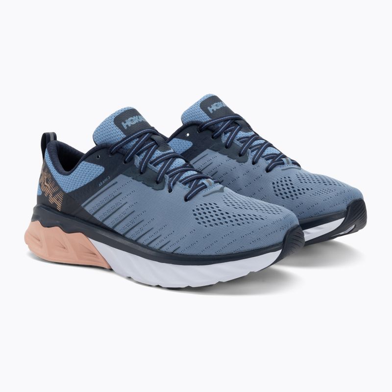 Жіночі бігові кросівки HOKA Arahi 3 Wide allure/mood indigo 4