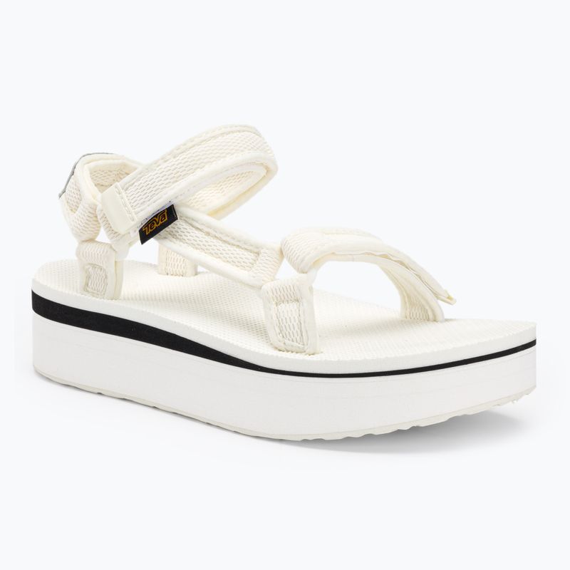 Яскраві білі жіночі трекінгові сандалі Teva Flatform Universal Mesh Print