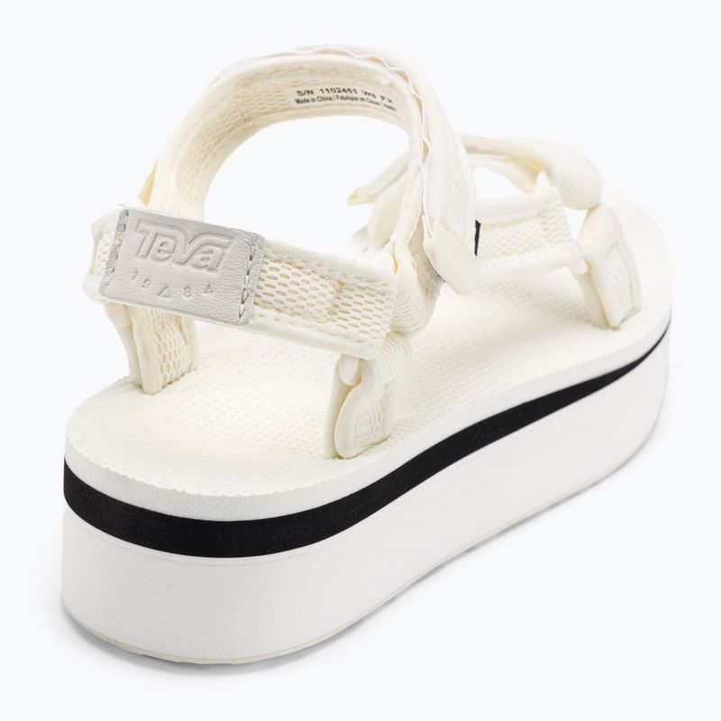 Яскраві білі жіночі трекінгові сандалі Teva Flatform Universal Mesh Print 9