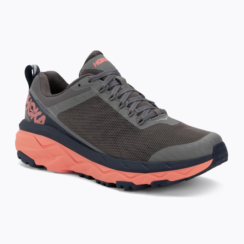 Жіночі бігові кросівки HOKA Challenger ATR 5 charcoal gray/fusion coral