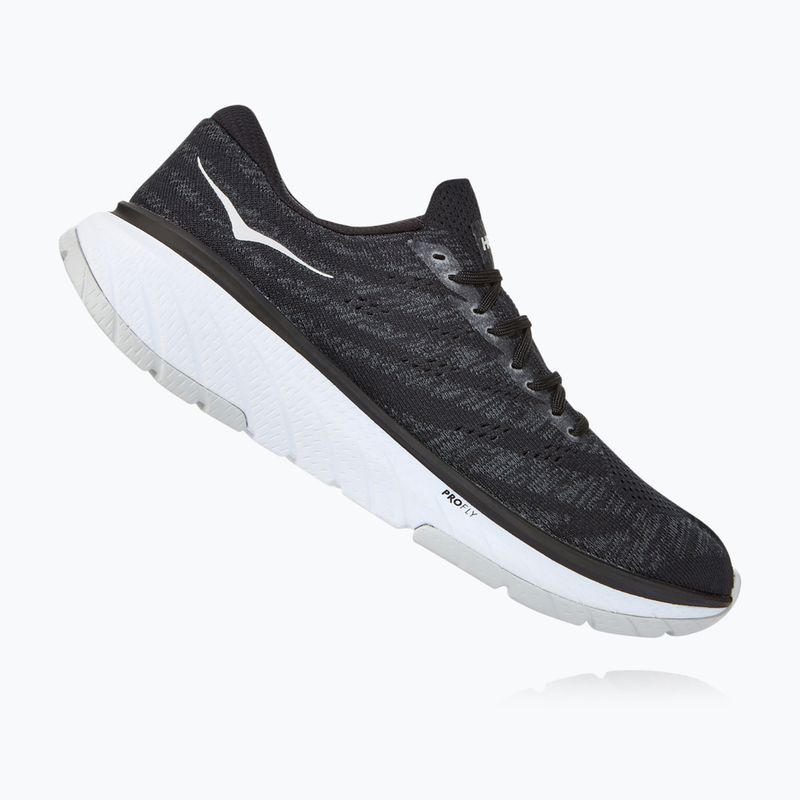 Кросівки для бігу чоловічі HOKA Cavu 3 black/white 2