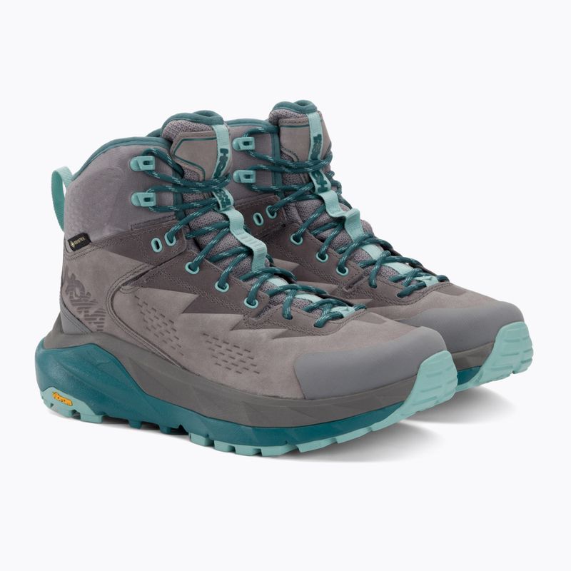 Жіночі трекінгові черевики HOKA Kaha GTX frost gray/qua haze 4