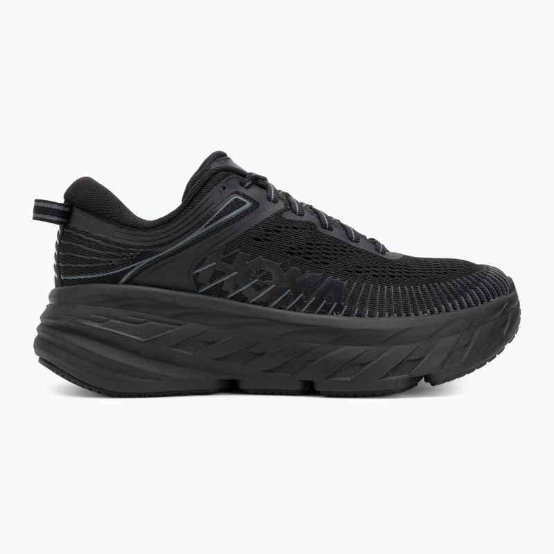 Кросівки для бігу жіночі HOKA Bondi 7 black/black 2