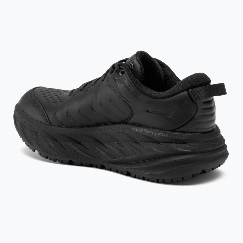 Кросівкі для бігу жіночі HOKA Bondi SR black/black 3