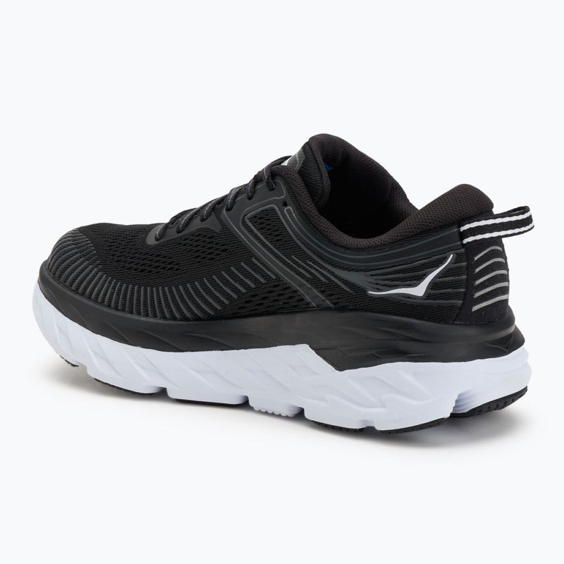 Кросівки для бігу жіночі HOKA Bondi 7 black/white 3
