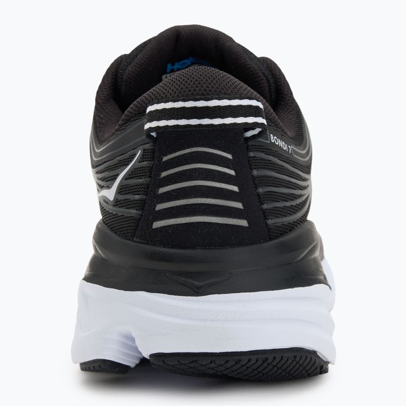Кросівки для бігу жіночі HOKA Bondi 7 black/white 6