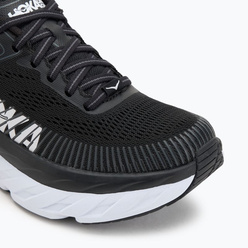 Кросівки для бігу жіночі HOKA Bondi 7 black/white 7