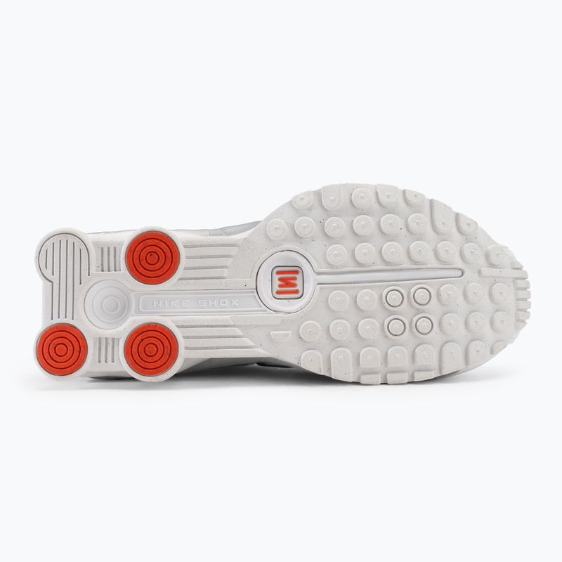 Кросівки жіночі Nike Shox R4 Shox R4 white/metalicsilver/max orange 4