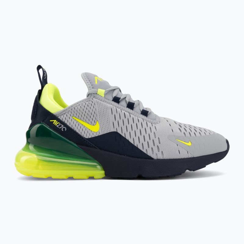 Взуття чоловіче Nike Air Max 270 wolf grey/obsidian/volt 2